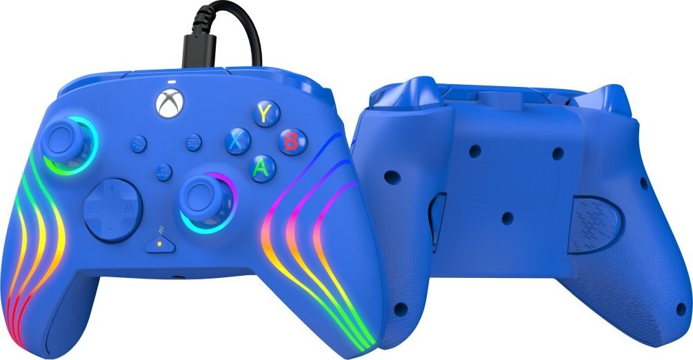 Kontroller PDP XS Afterglow WAVE, me kabllo, i kaltër