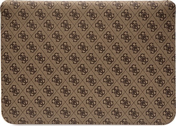 Futrollë laptopi Guess 13/14", PU, dizajn 4G, e zezë