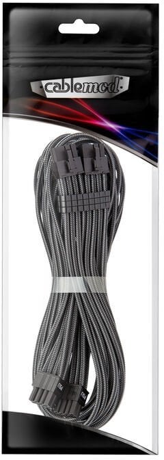 Kabllo PCIe CableMod C-Series Pro ModMesh, 8+8 pin, 60cm, karbon