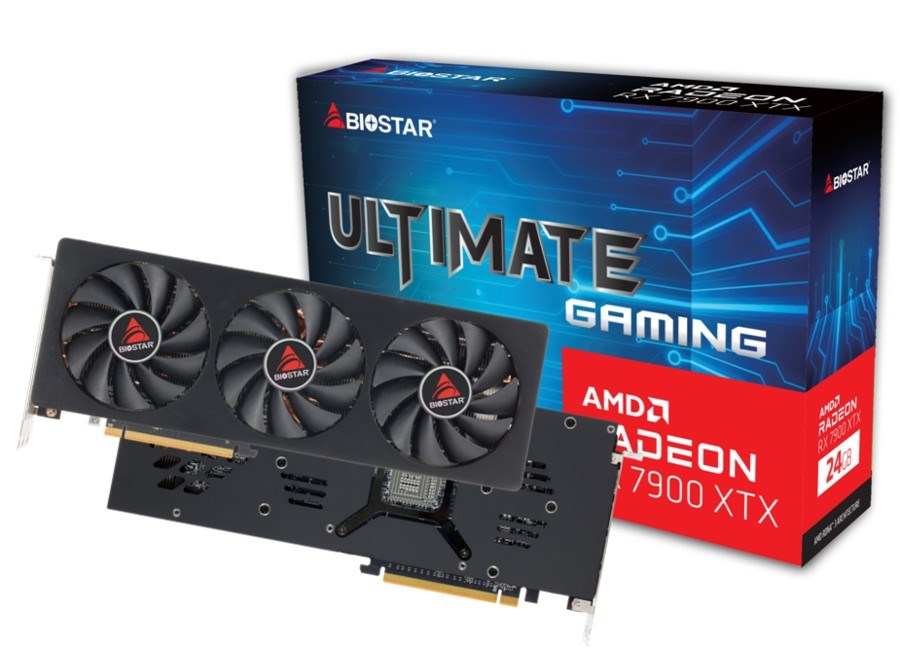 Kartë grafike Biostar AMD Radeon RX 7900 XTX, 24 GB GDDR6