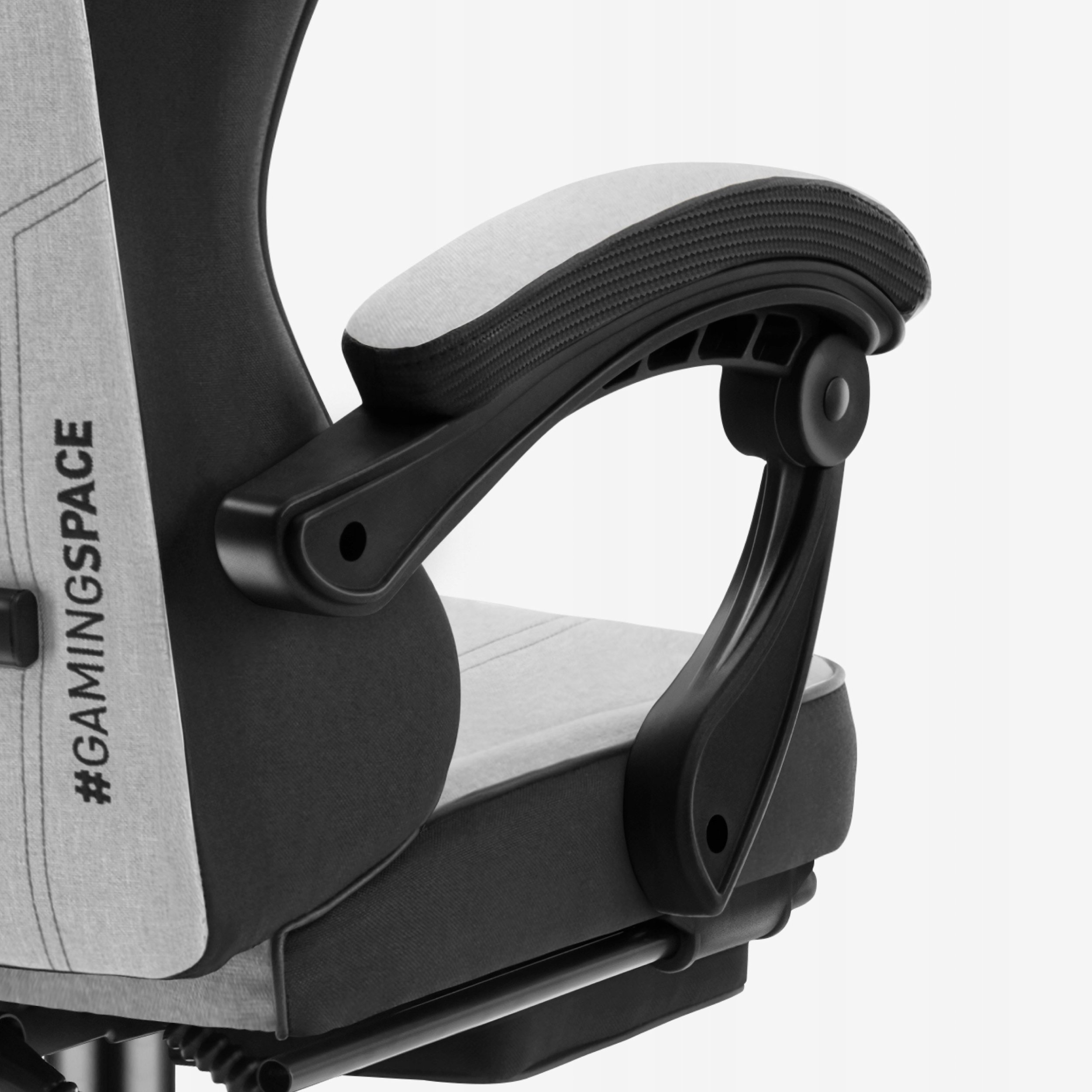 Karrige gaming Force 3.7, ergonomike, me jastëkë, gri blu e bardhë