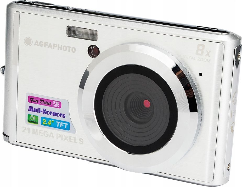 Fotoaparat digjital AgfaPhoto DC5200, i argjendtë