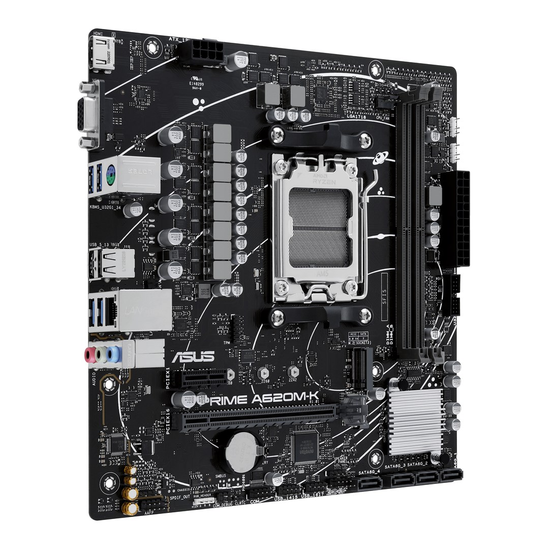 Pllakë amë ASUS PRIME A620M-K AMD A620 Socket AM5 micro ATX