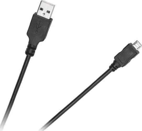 Kabllo USB Cabletech 9332, USB A në microUSB, 1 m, e zezë