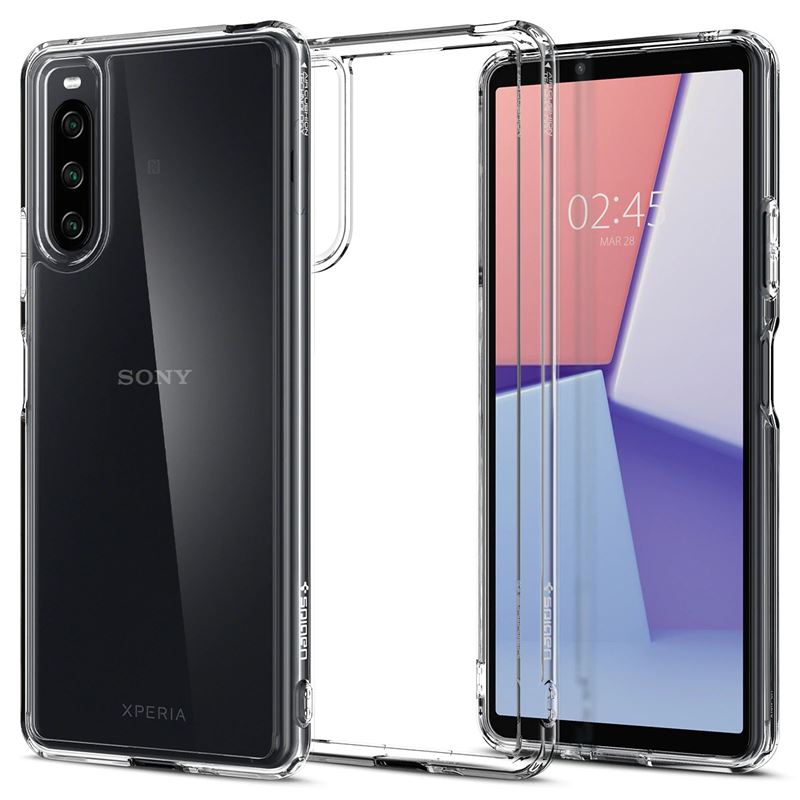 Mbështjellës për Sony Xperia 10 IV Spigen Ultra Hybrid, transparent