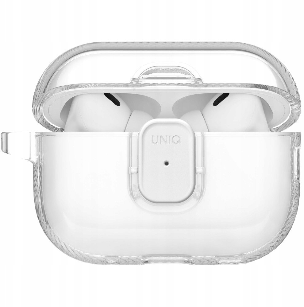 Kuti mbrojtëse UNIQ Glase Pro për AirPods Pro 3, TPU transparent, efekt glossy, e tejdukshme
