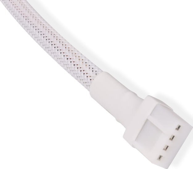 Kabull zgjatës për ventilator Alphacool 4-pin në 4-pin, 30cm, i bardhë