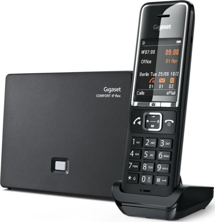 Telefon pa tela VoIP Gigaset Comfort 550 IP, ekran 2.2", HD voice, gri