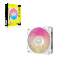 Ventilator PC Corsair iCUE LINK RX120 MAX RGB, 120mm PWM, RGB, i bardhë