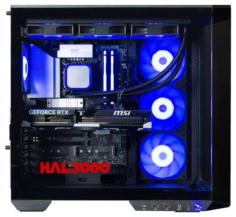 Kompjuter HAL3000 Master Gamer Elite-K, Intel Core Ultra 5 245KF, 32GB RAM, 2TB SSD, RTX 5070 Ti, i zi