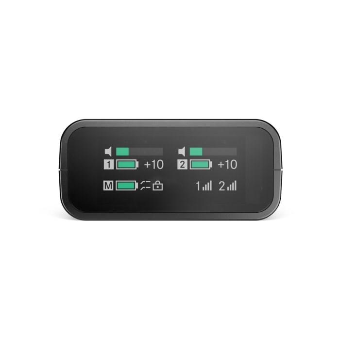 Sistem mikrofonësh pa tela Sennheiser Profile Wireless 2 Channel Set, 2 kanale, 16GB, i zi