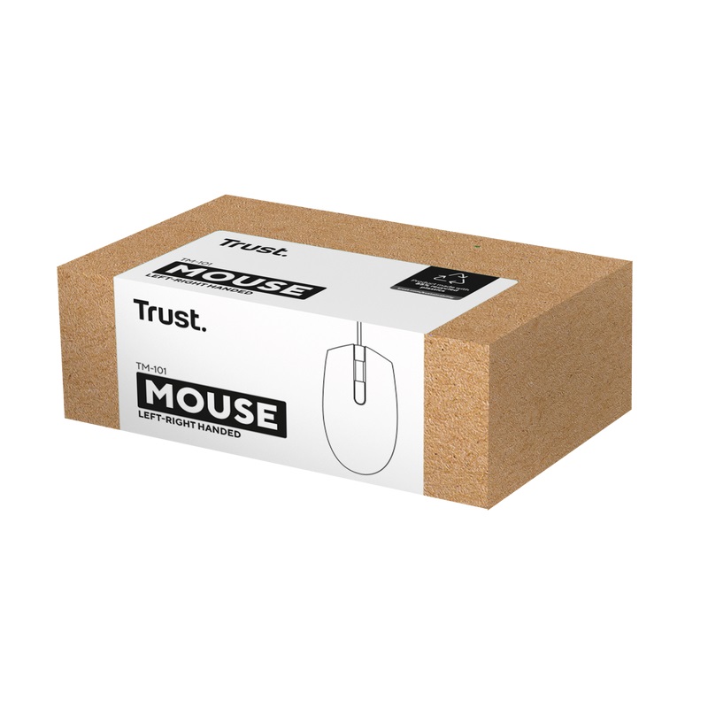 Maus Trust TM-101, optik, 1200 DPI, USB, i zi