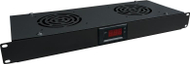 Panel ventilimi rack Alantec SA-F-1U-2-T-C, 19", 1U, me termostat, i zi