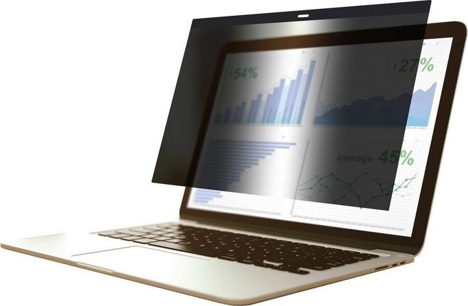 Filter privatësie për laptop Gearlab Magnetic Privacy Filter, 16", magnetik, i zi