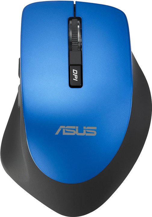 Maus ASUS WT425, optik, 1600DPI, USB, i kaltër