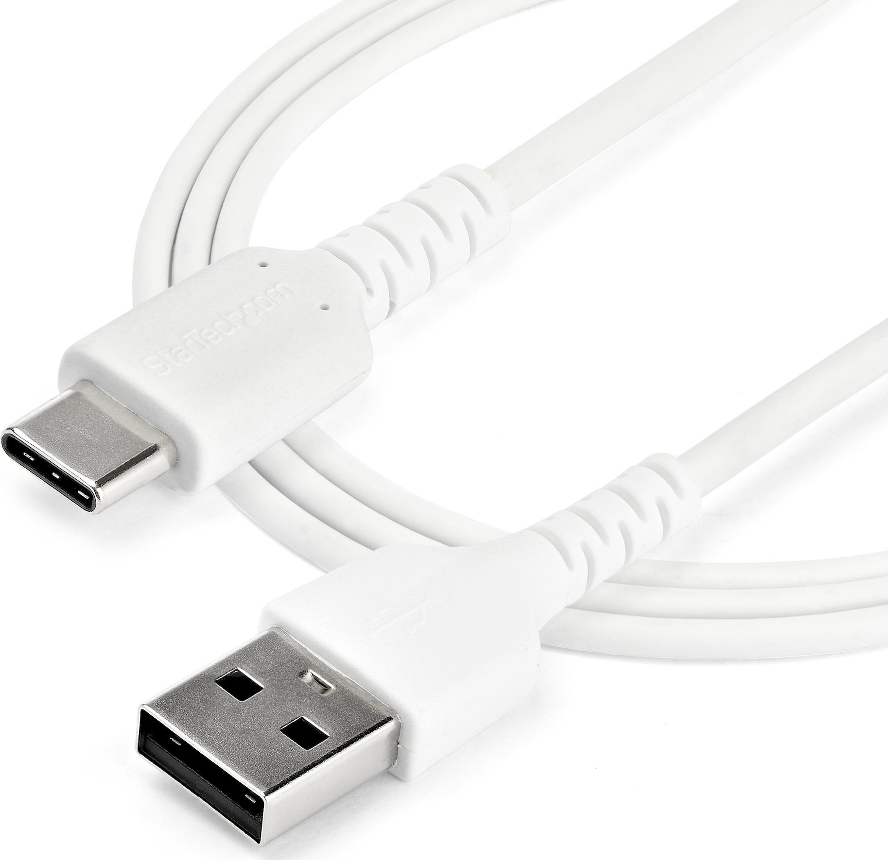 Kabllo karikues USB StarTech.com 2m, USB A në USB C, USB 2.0, e bardhë