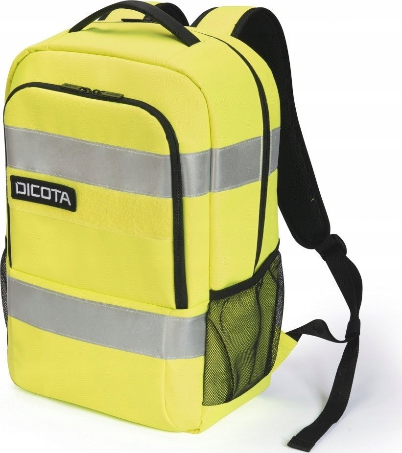 Shpinore Dicota Hi-Vis Base, 24L, material 600D RPET, e verdhë fluoreshente