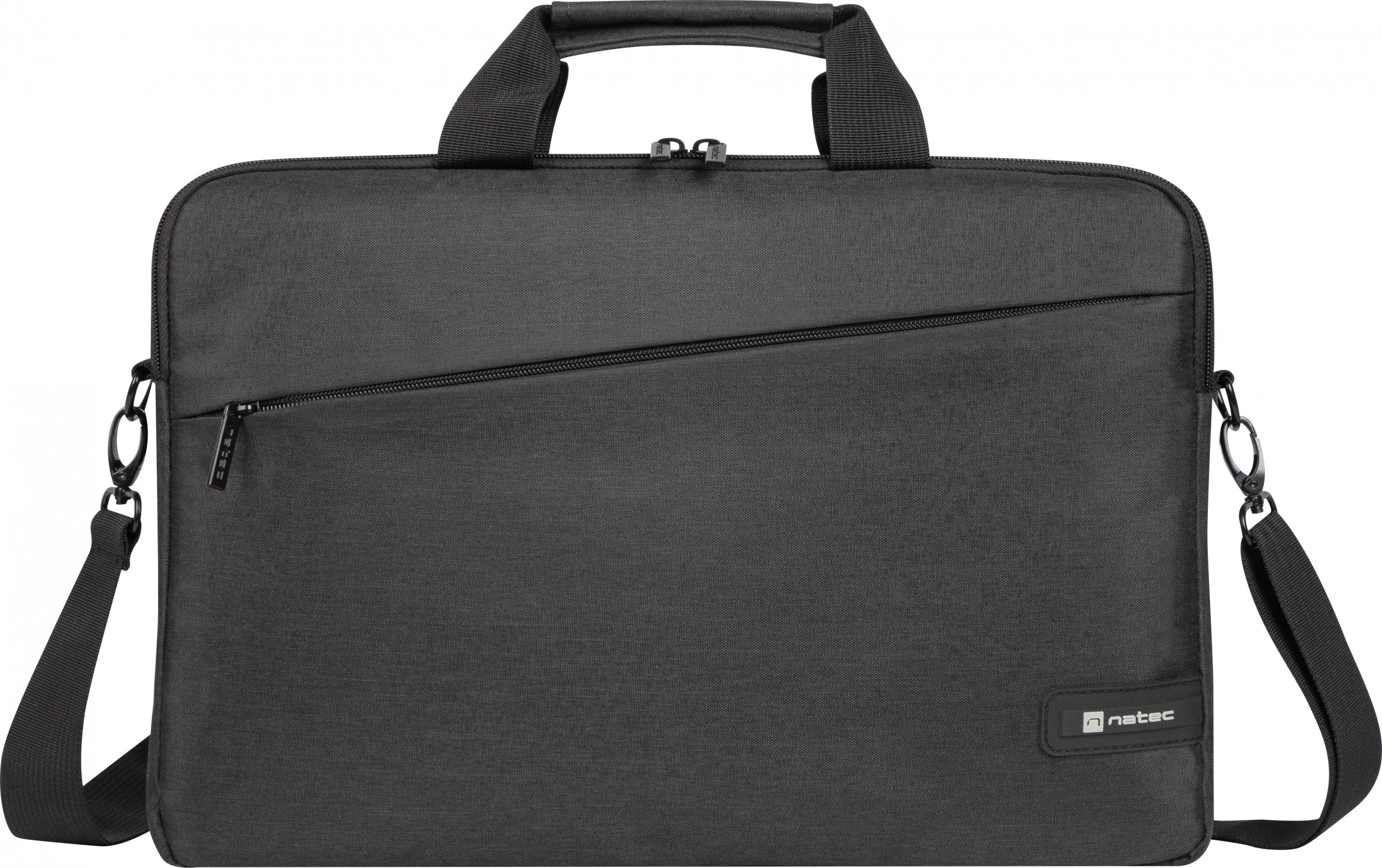 Çantë laptopi Natec Beira NTO-2056, 15.6", me rrip shpatulle, e zezë