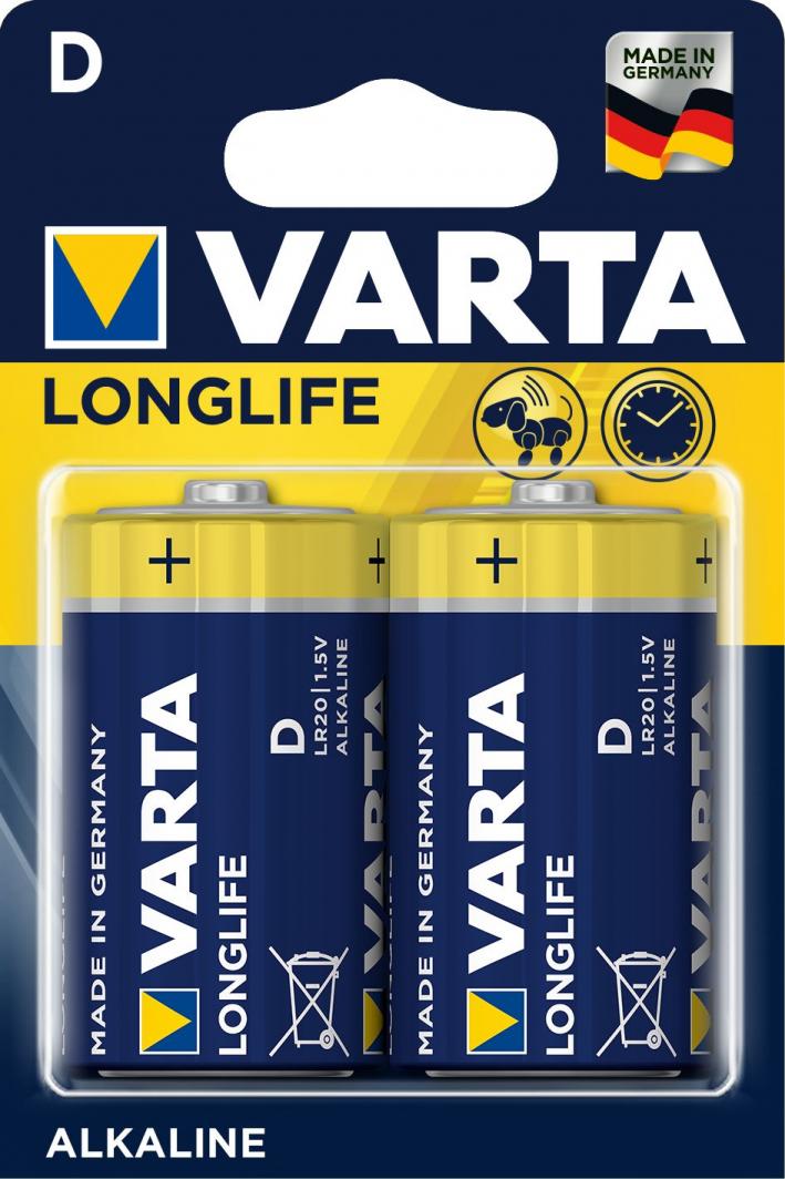 Батерија Varta LongLife Extra, C / R14, 2 парчиња