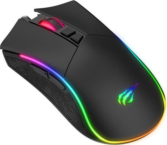 Гејминг глушец Havit MS1001S, 4800 DPI, RGB, црн
