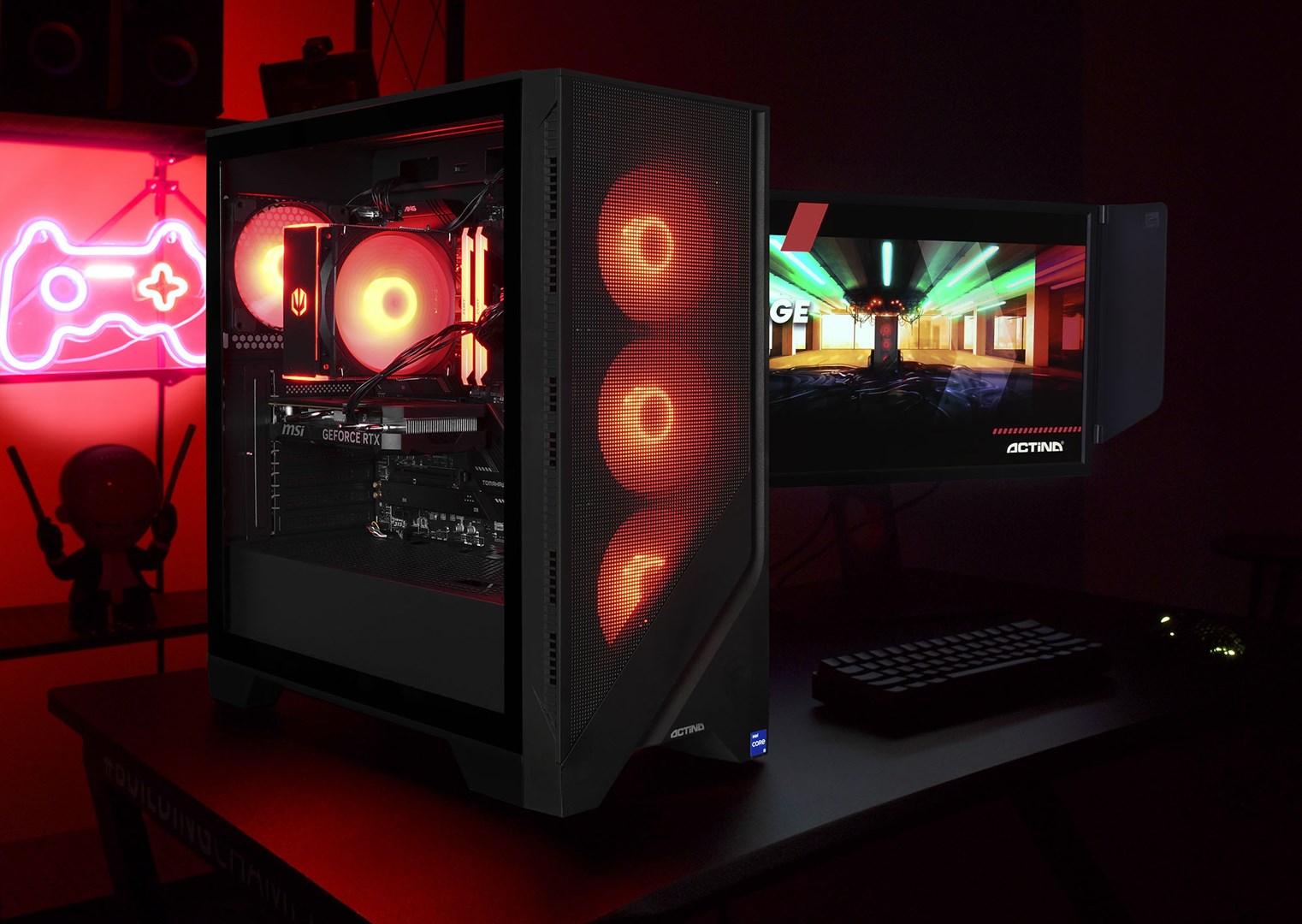 Kompjuter Actina PBM 7500F, 32GB/1TB, RTX4060Ti, i zi