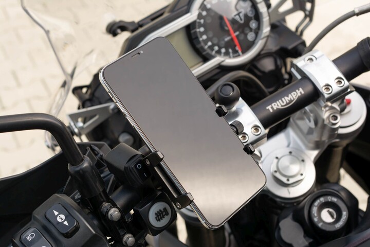 Mbajtëse celulari për biçikletë FIXED Bikee ALU, e zezë