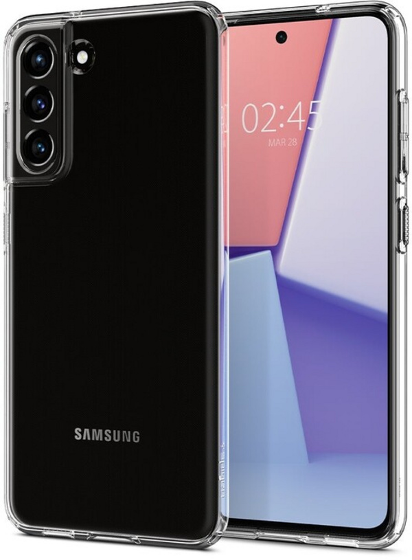 Mbrojtëse Spigen Liquid Crystal për Samsung Galaxy S21 FE 5G, transparente