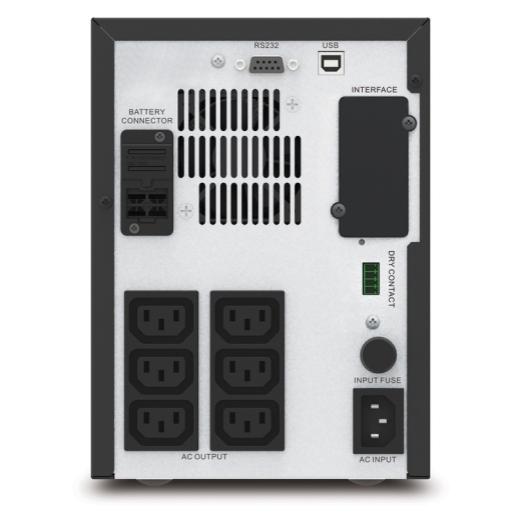UPS APC Easy UPS BVX750LI, 750VA, 6 porta IEC C13, me ekran LCD, i zi