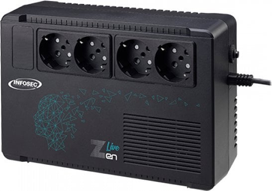 UPS Infosec ZEN LIVE 650VA, 4 dalje, i zi