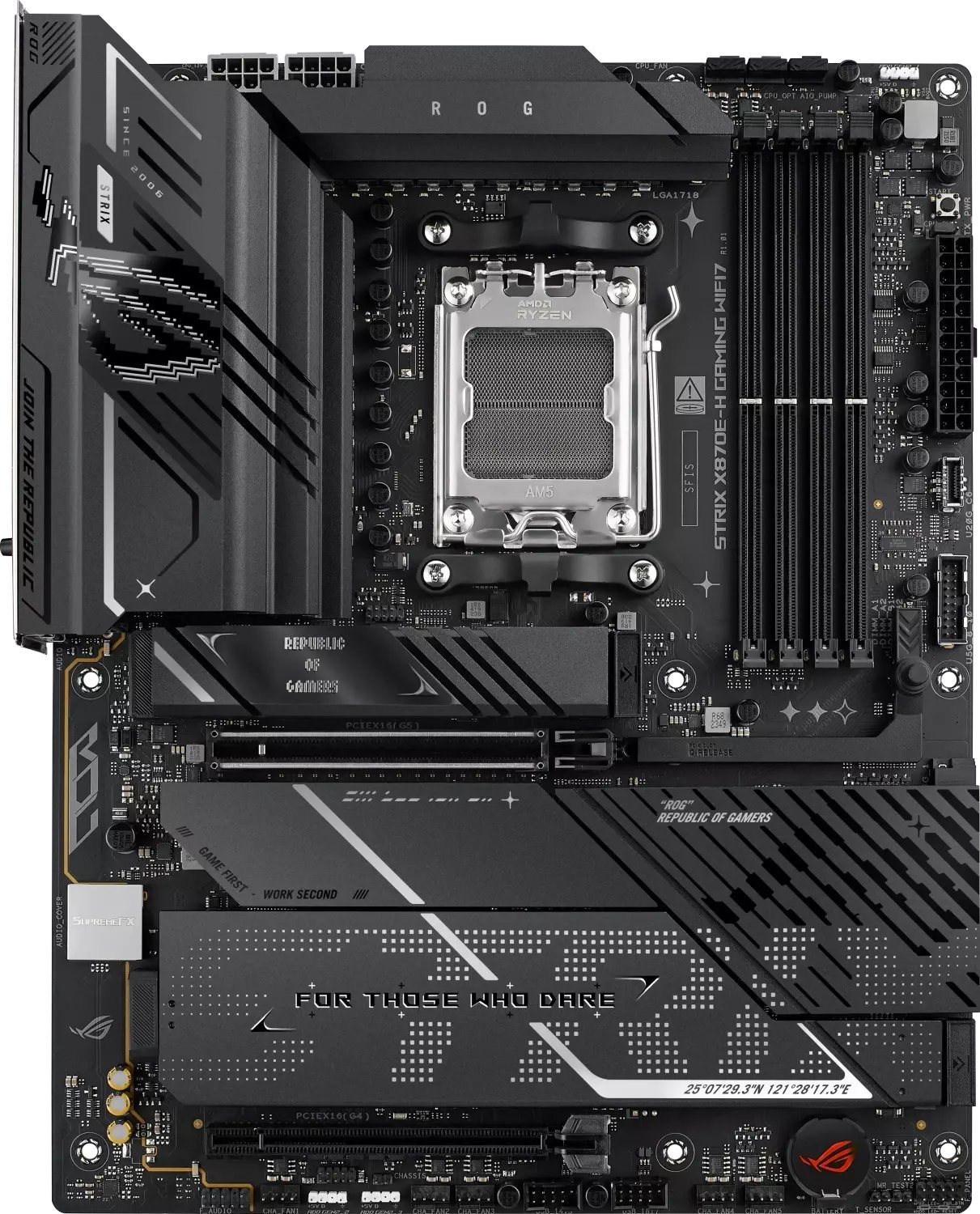 Pllakë amë ASUS ROG STRIX X870E-H GAMING WIFI7, AMD X870E, Socket AM5, ATX 2