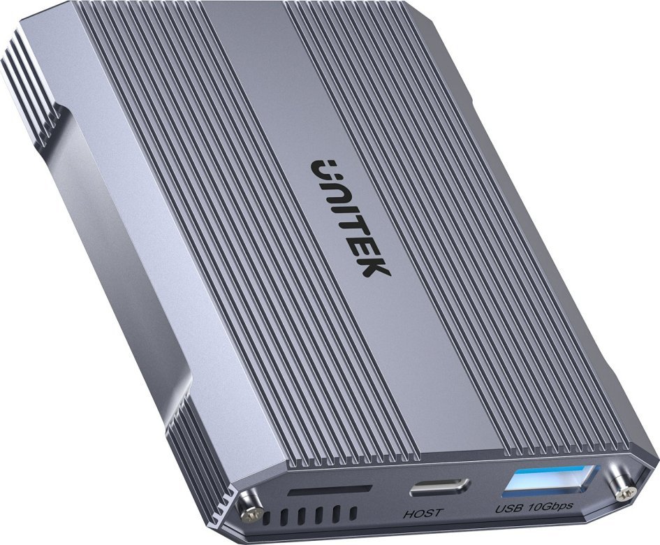 Lexues kartelash Unitek CFexpress SD microSD, USB A 10 Gbps, HUB, gri