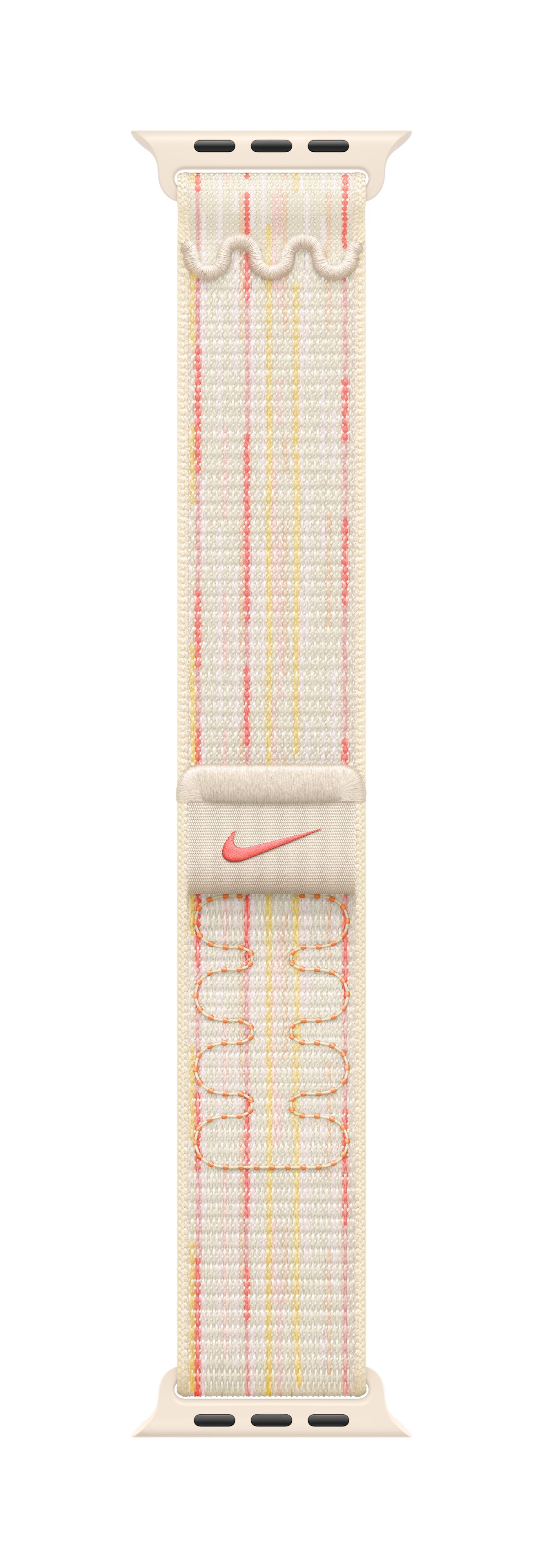 Apple Watch 46mm Nike Sport Loop, Starlight/Pink Nike Sport Loop