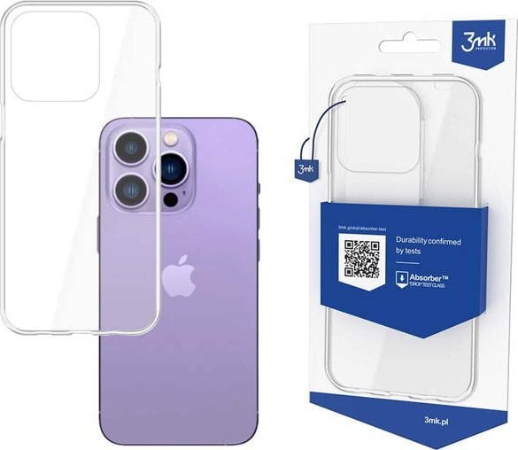 Këllëf telefoni 3MK Armor për Apple iPhone 14 Pro Max, 1.5mm, transparent