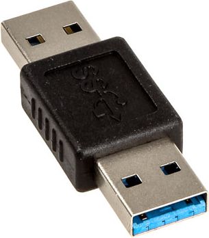 Adapter USB InLine 35300T, USB 3.0, 2x Type A mashkull, i zi
