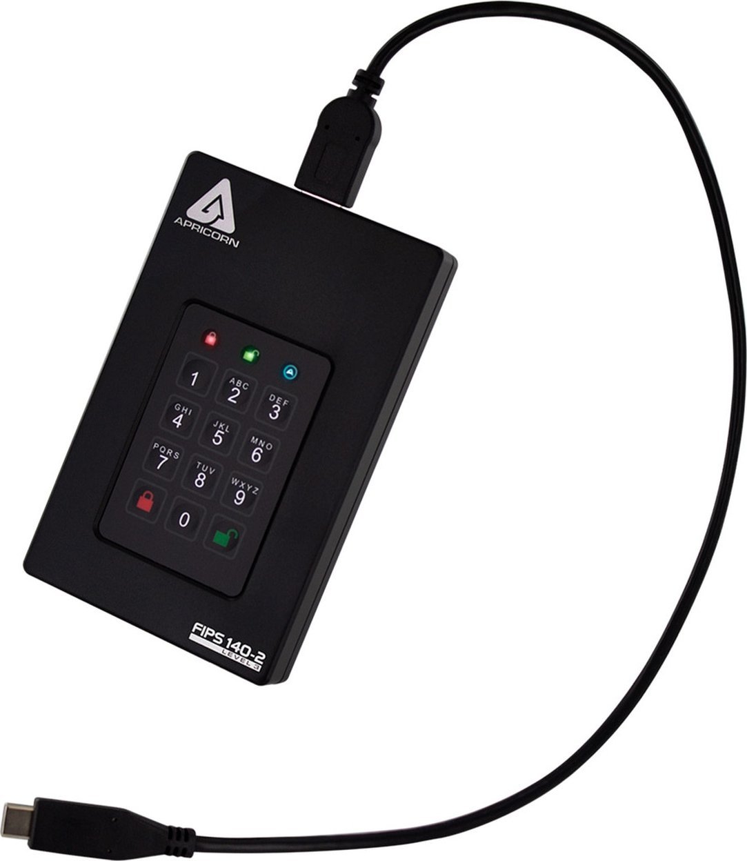 Hard disk i jashtëm Apricorn Aegis Fortress, 2TB, 3.5", i zi