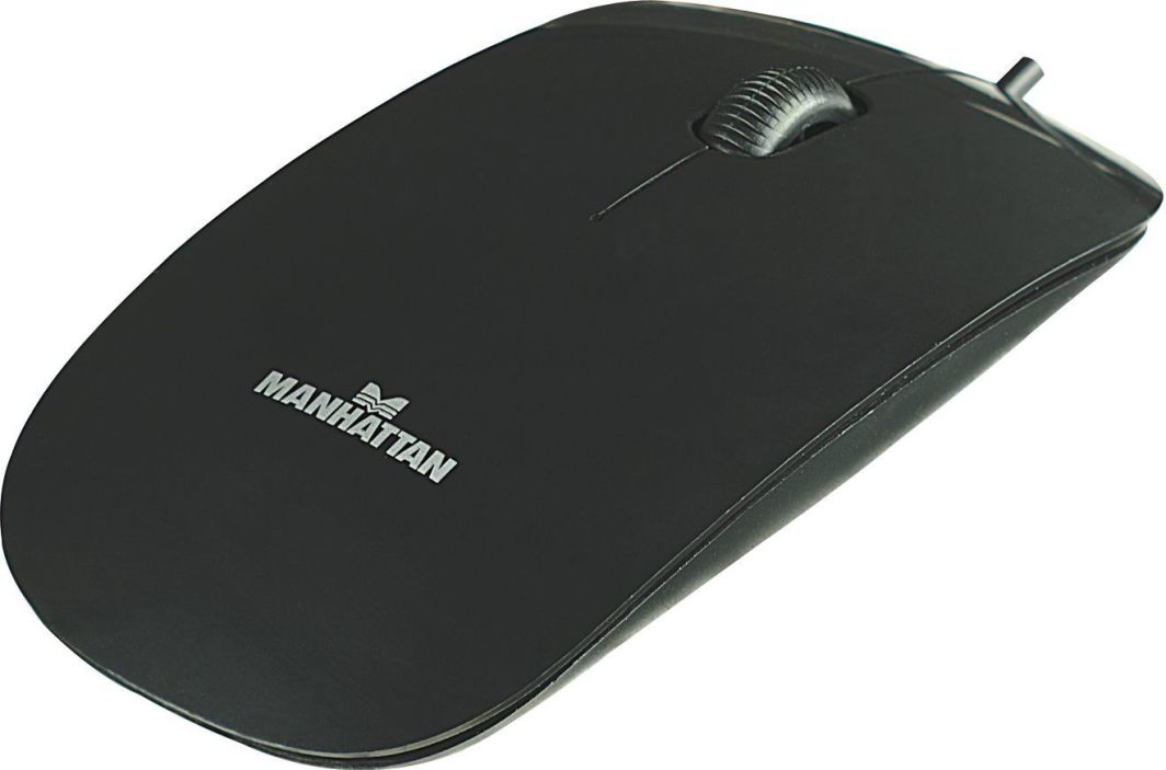 Maus Manhattan Silhouette, me kabllo, USB, i zi
