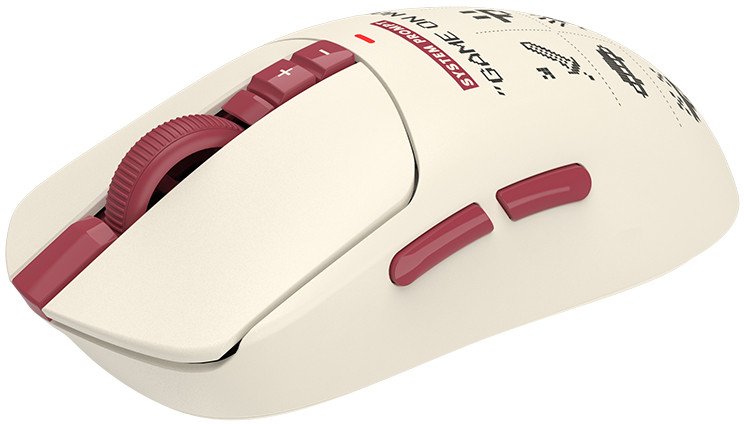 Maus lojërash Bloody R72 Ultra Duo, pa kabllo dhe me kabllo, 20000 DPI, i kuq