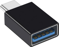 Kabllo magnetike RealPower Magnetic Cable 3A, 20cm, me adapterë, e zezë