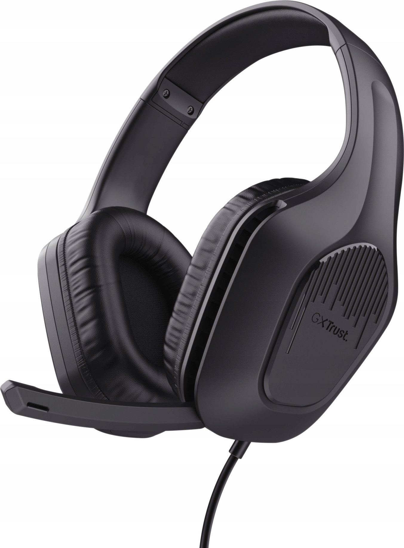 Kufje gaming Trust GXT 415X Zirox, drejtues 50 mm, lidhje 3.5 mm, të zeza