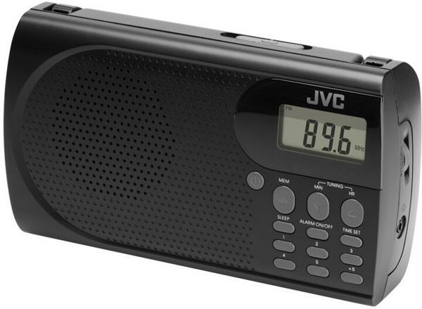 Radio JVC RA-E431B, e zezë