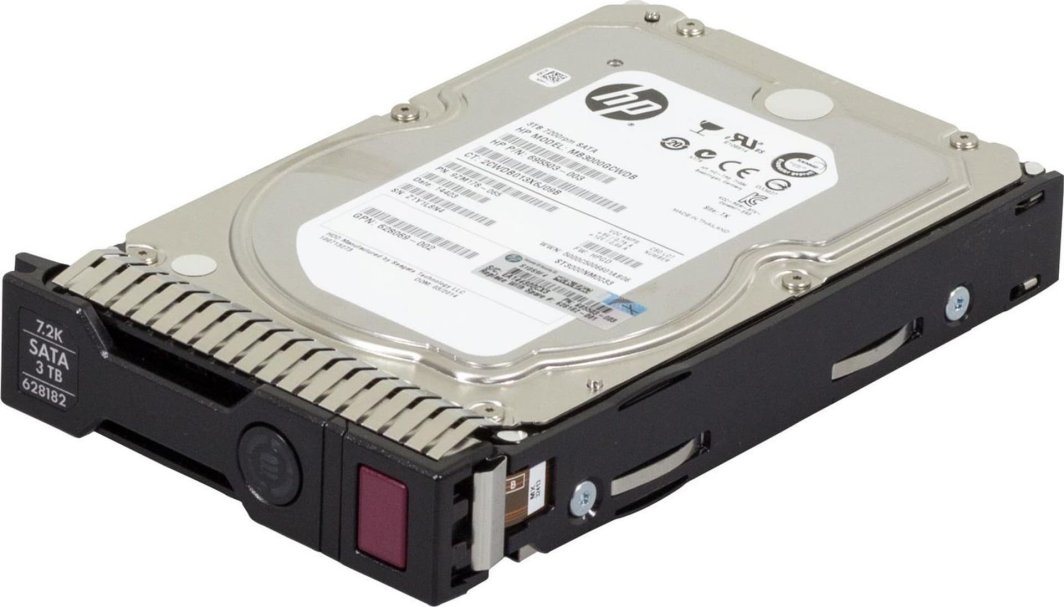 Disk për server HP (628182-001), 3TB, 3.5'' SATA III (6Gb/s)