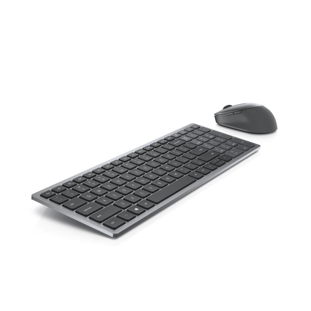Komplet tastierë dhe maus Dell KM7120W, wireless, Bluetooth 5.0, i zi
