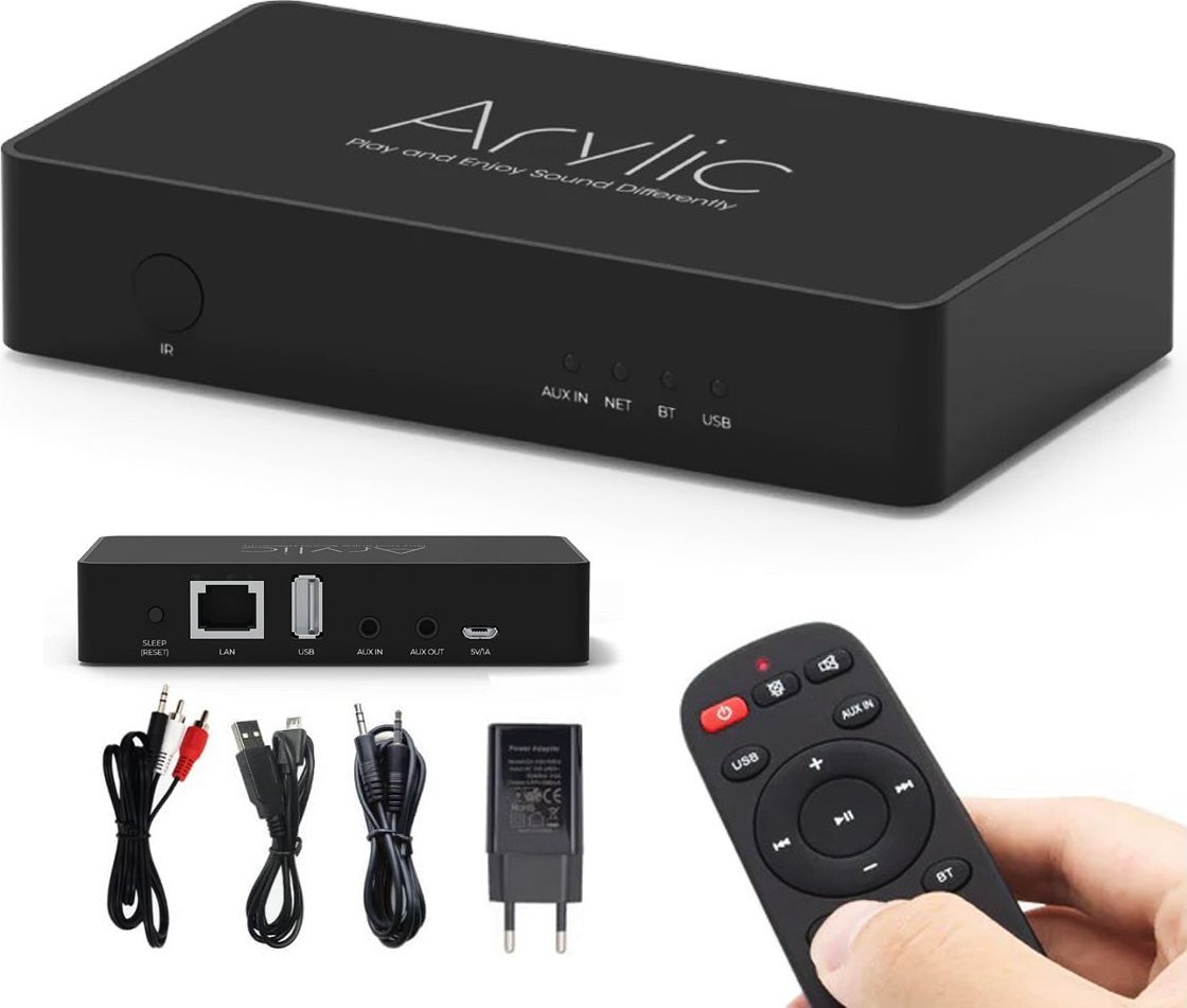 Streamer multiroom Arylic S10, Wi-Fi, Bluetooth, i zi
