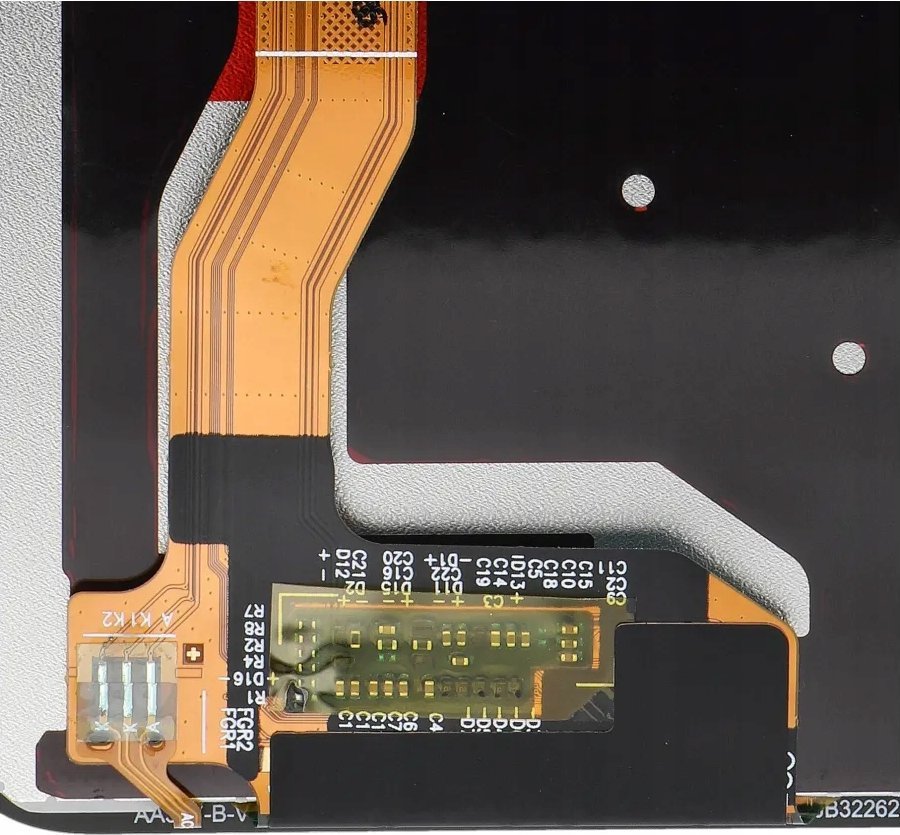 Ekran LCD për telefon Realme C35, pjesë zëvendësuese, pa kornizë, i zi