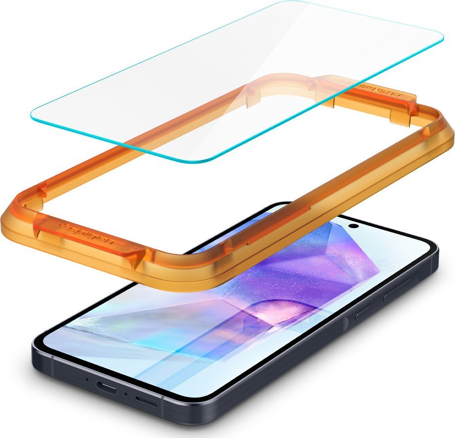 Xham mbrojtës Spigen Glas.tR AlignMaster për Samsung Galaxy A55 5G, 2 copë, transparencë e lartë