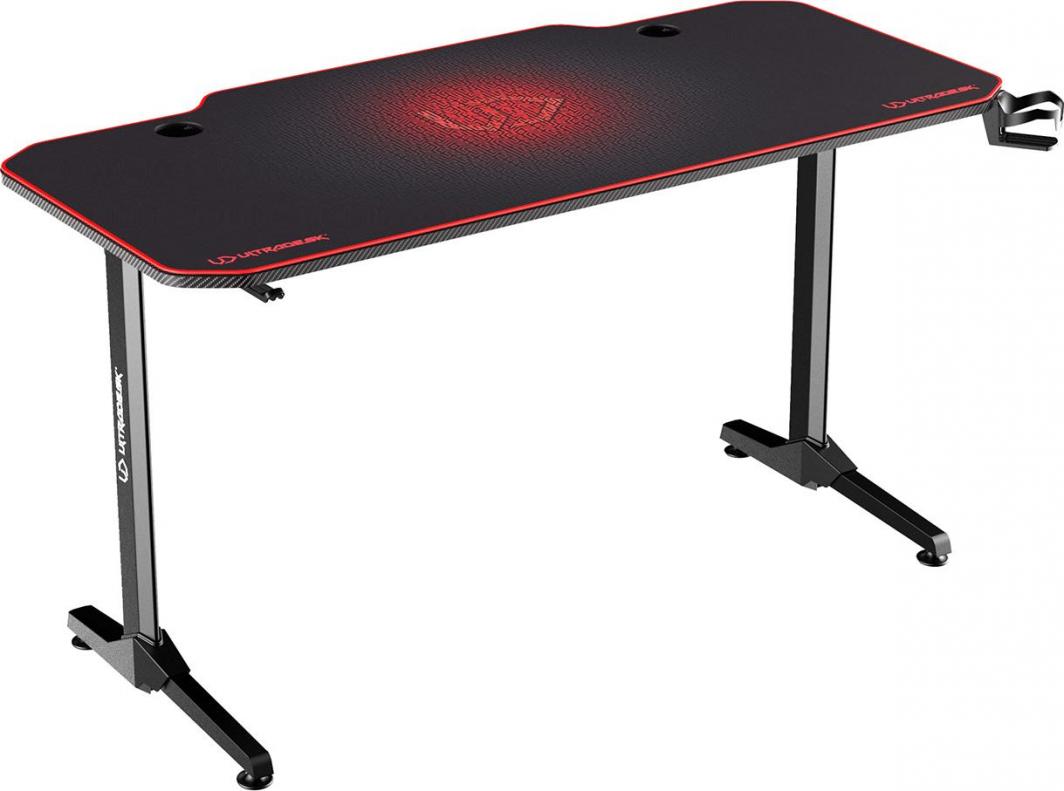 Tavolinë gaming Biurko Ultradesk Frag UDESK-FG-RD, 140cmx60cm