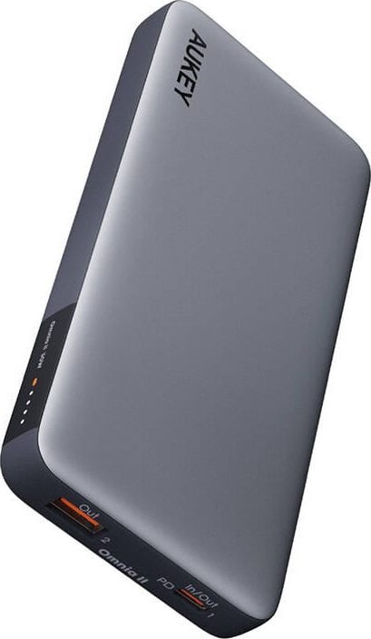 Надворешна батерија Aukey PB-Y42, 20000mAh, 30W PD, темно сива