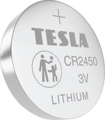 Bateri litiumi TESLA CR2450, 3V, paketim 5 copë