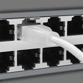Kabllo rrjeti Wantec EGlow UTP CAT6a, 8m, e bardhë