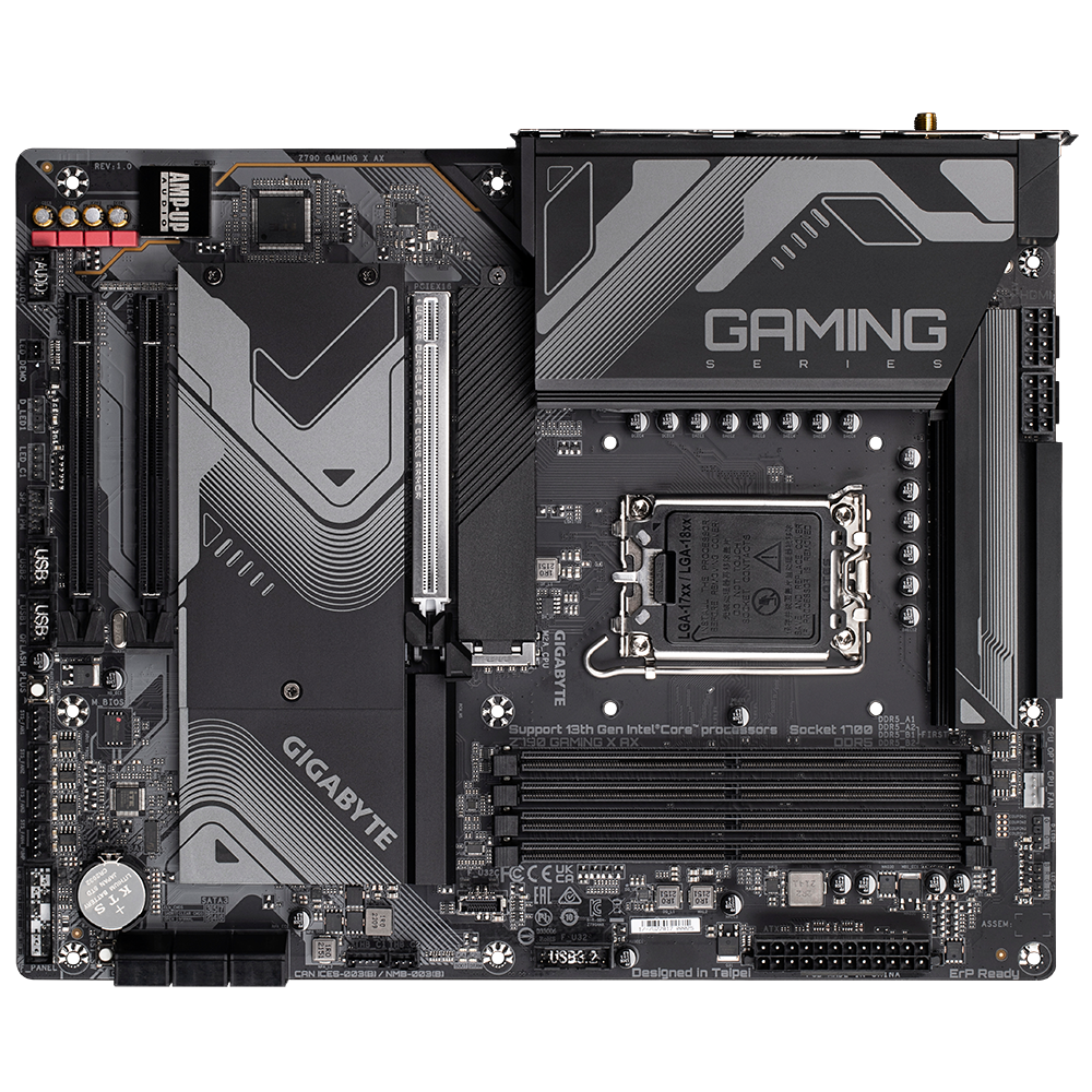 Motherboard GIGABYTE Z790 Gaming X AX, DDR5, Wi-Fi 6E, ATX, i zi